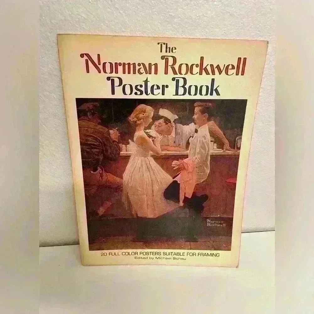 The Norman Rockwell Poster Book 20 Full Color Posters By Micheal Schau‎ (1976)